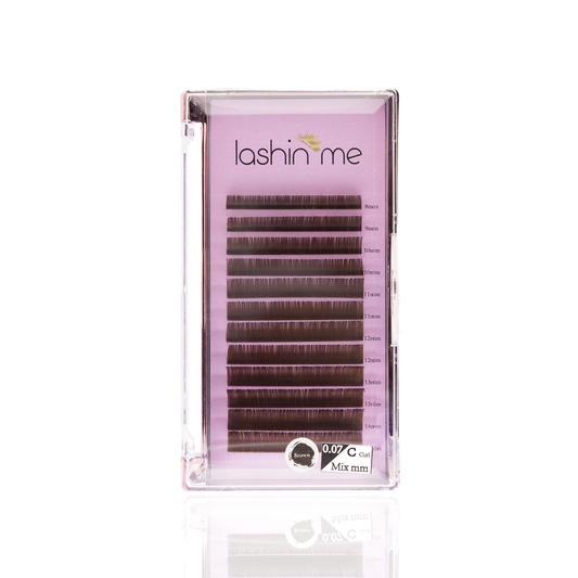 Brown Volume Lash Extensions