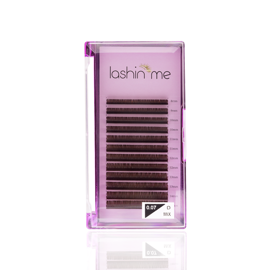 Brown Volume Lash Extensions