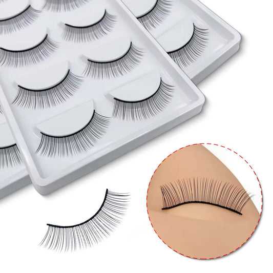 Training Lashes For Training Head - 5 Pairs