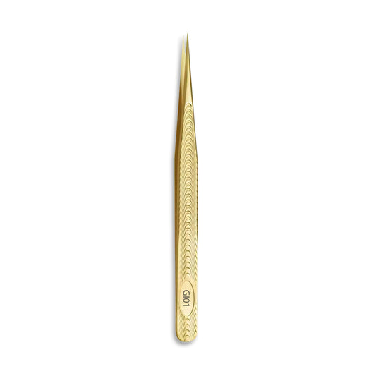 Straight Gold Tweezer - GI01