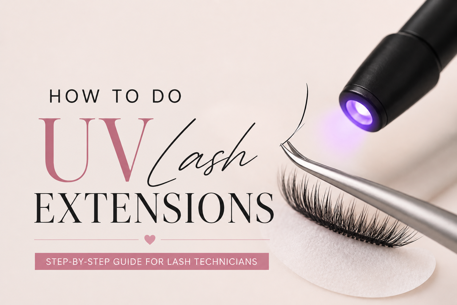 UV Lash Extensions: Step-by-Step Guide for Lash Technicians