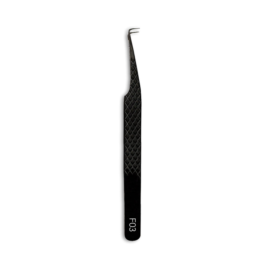 90 Degree Slim Fiber Tweezer - F03
