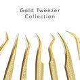 Load image into Gallery viewer, Angled Gold Tweezer - GV01
