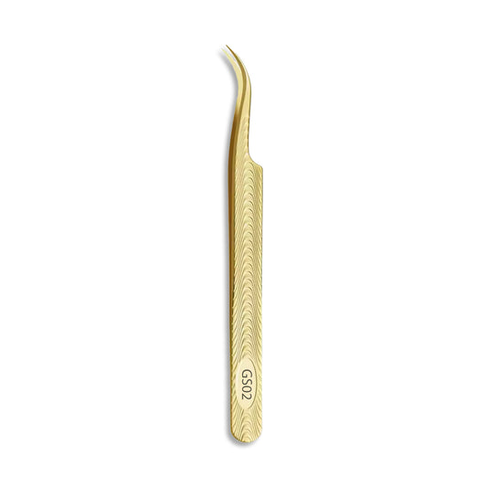 C Curl Gold Tweezer - GS02