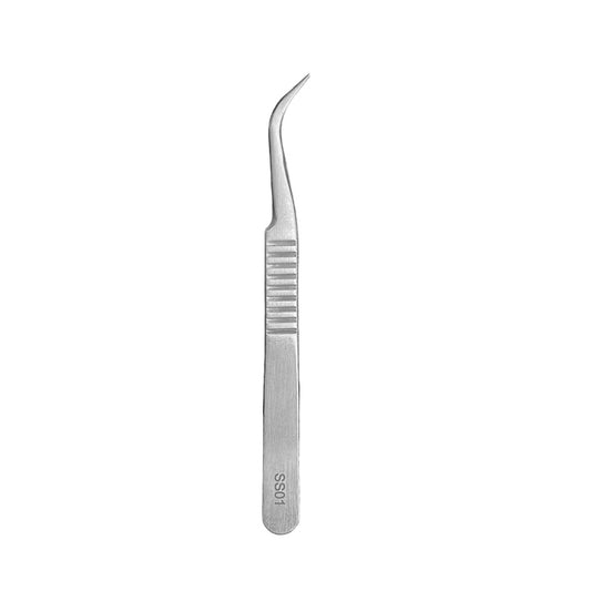 C Curl Silver Tweezer - SS01