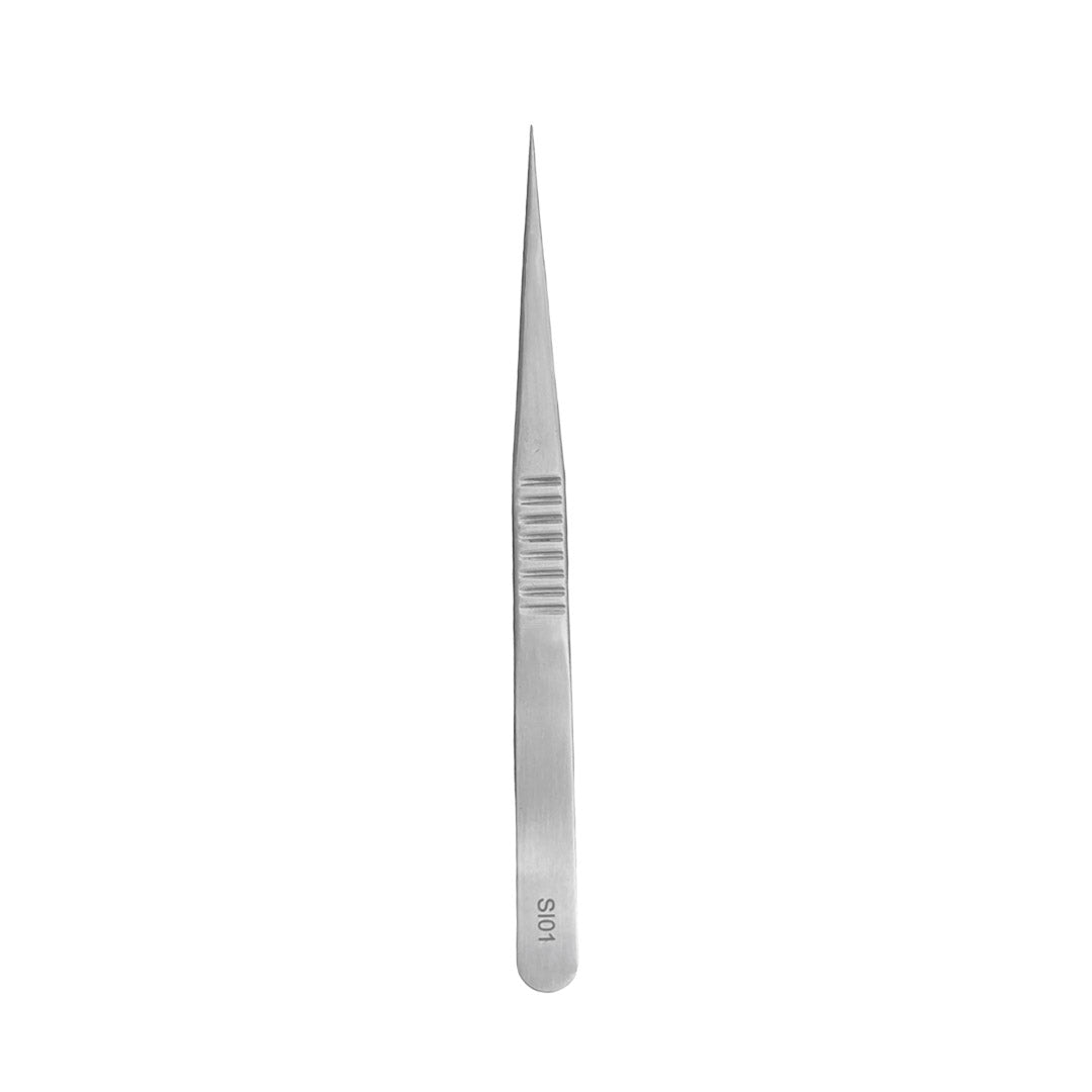 Straight Silver Tweezer - SI01